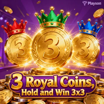 3 Royal Coins: Hold and Win 3x3
